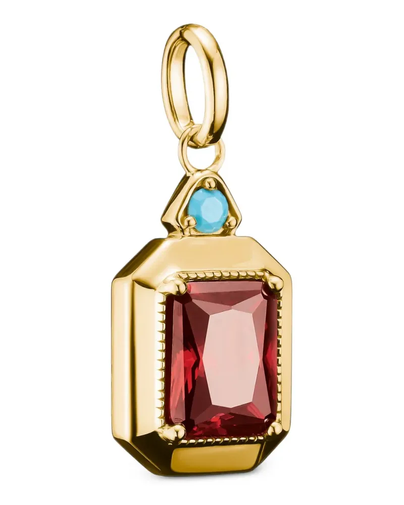 Thomas Sabo Elyndra Anhänger mit achteckigem Schliff - Gold Gold