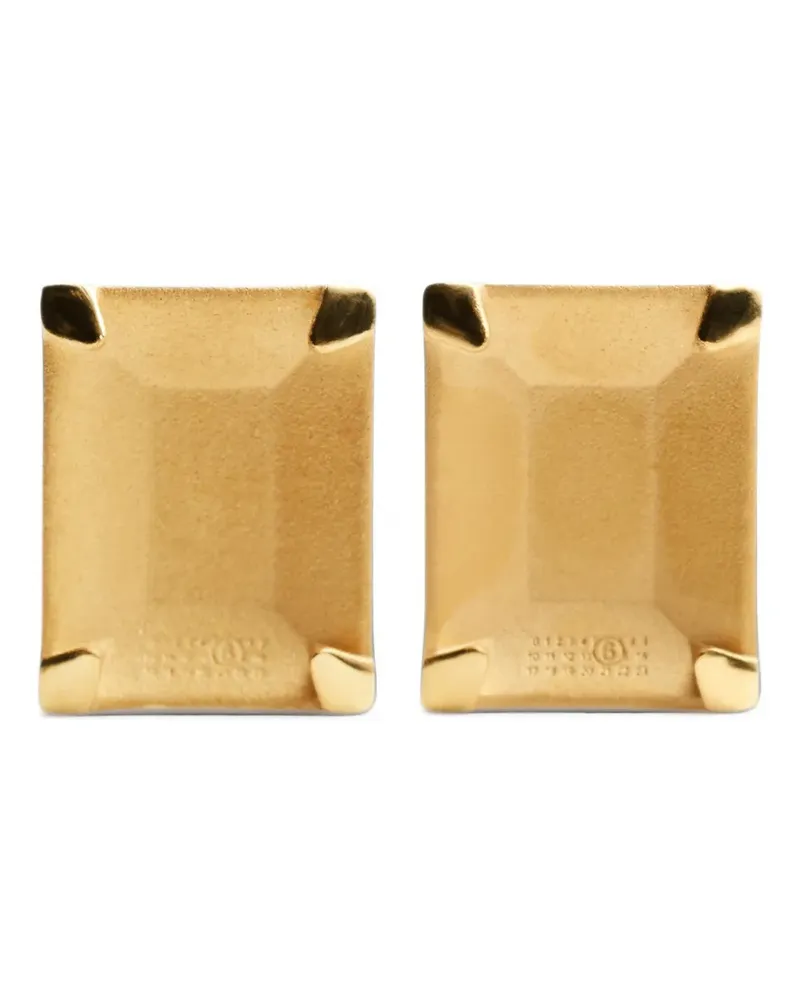 Maison Margiela Ohrstecker in Krappenfassung - Gold Gold