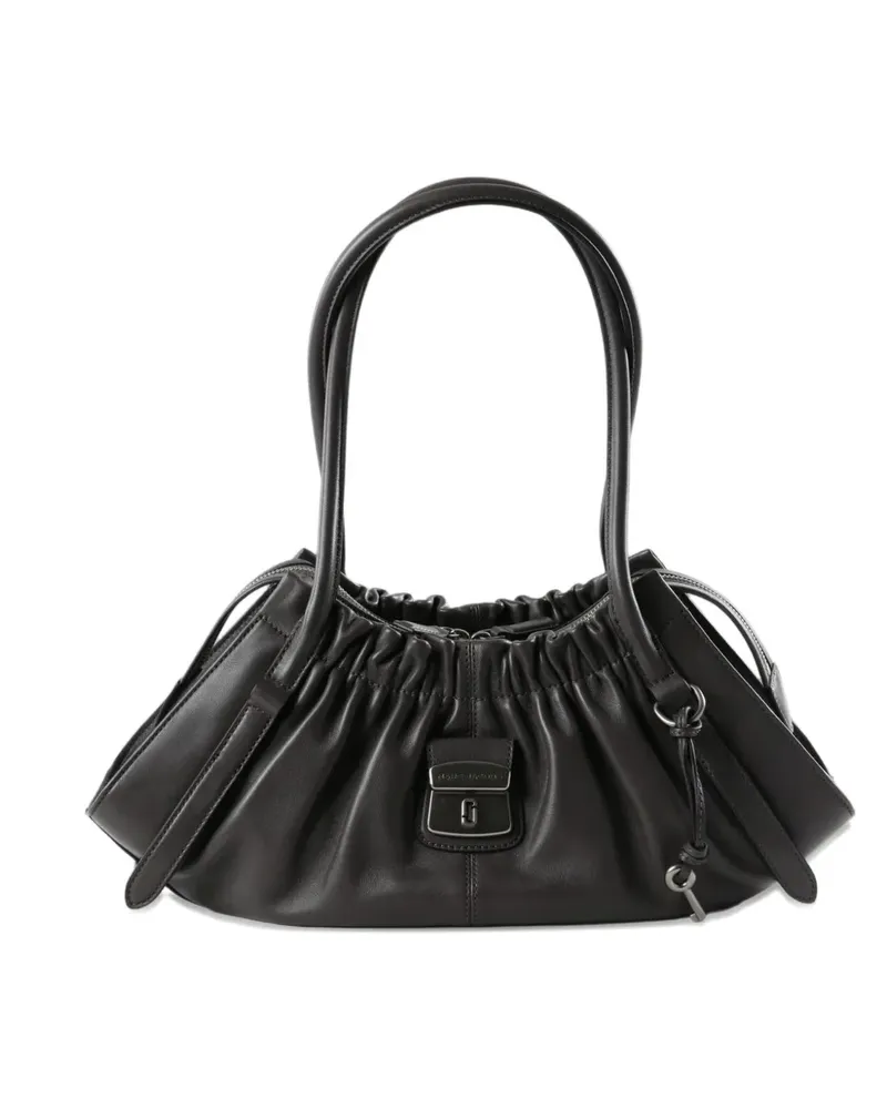 Marc Jacobs small The Cristina ruched tote bag - Schwarz Schwarz