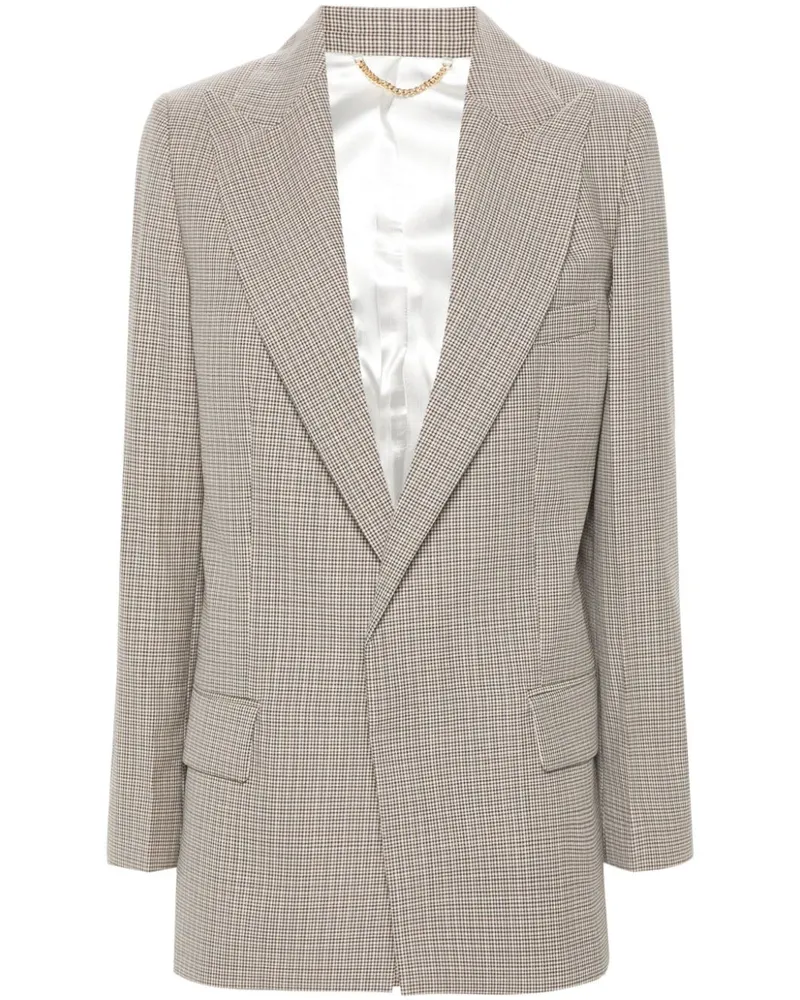 Victoria Beckham Blazer mit steigendem Revers - Nude Nude