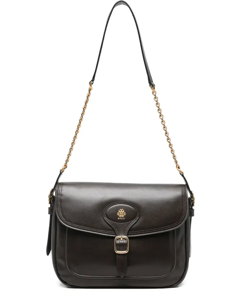 Bally buckle-fastening shoulder bag - Schwarz Schwarz