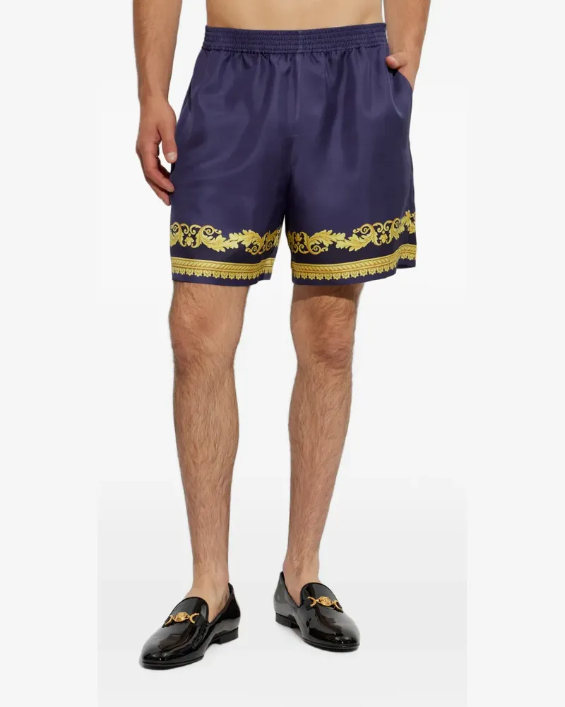 Versace printed boardshorts - Violett Violett