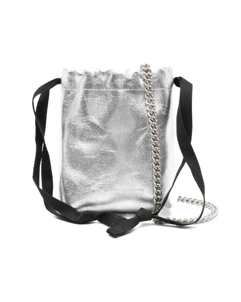 Ann Demeulemeester Gael Mini-Tasche mit Kordelzug - Grau Grau