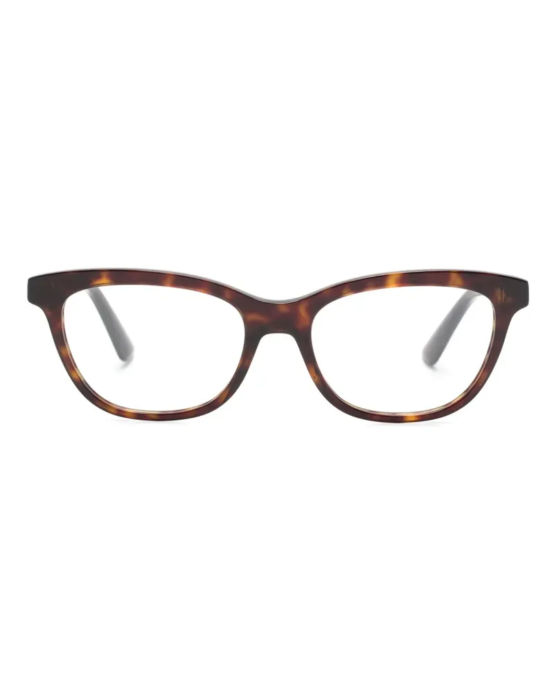 Alexander McQueen Butterfly-Sonnenbrille in Schildpattoptik - Braun Braun
