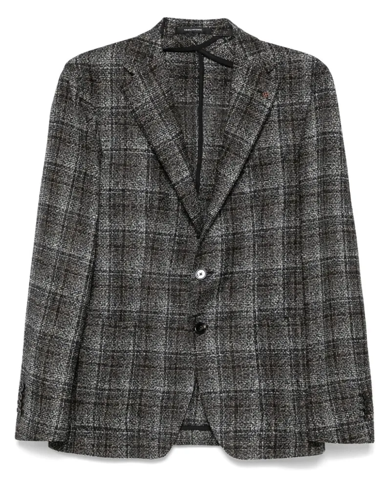 Tagliatore Tweed-Sakko - Schwarz Schwarz