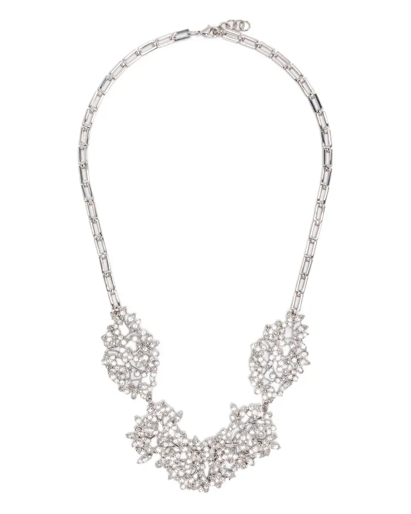 Jil Sander Verzierte Halskette - Silber Silber