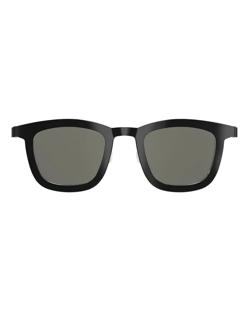 Lindberg square-frame sunglasses - Schwarz Schwarz