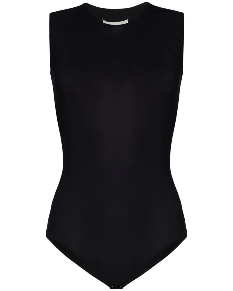 Maison Margiela Ärmelloser Body Schwarz