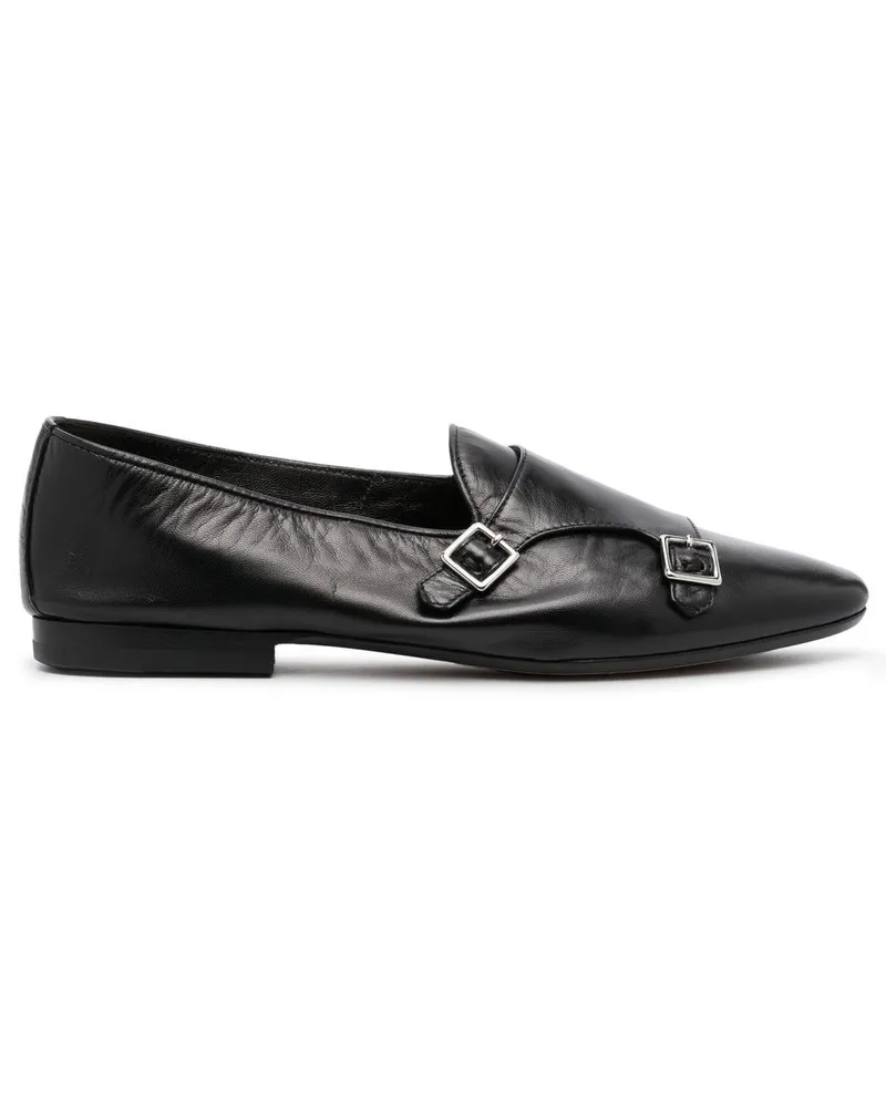 Henderson Slipper mit Schnalle Schwarz