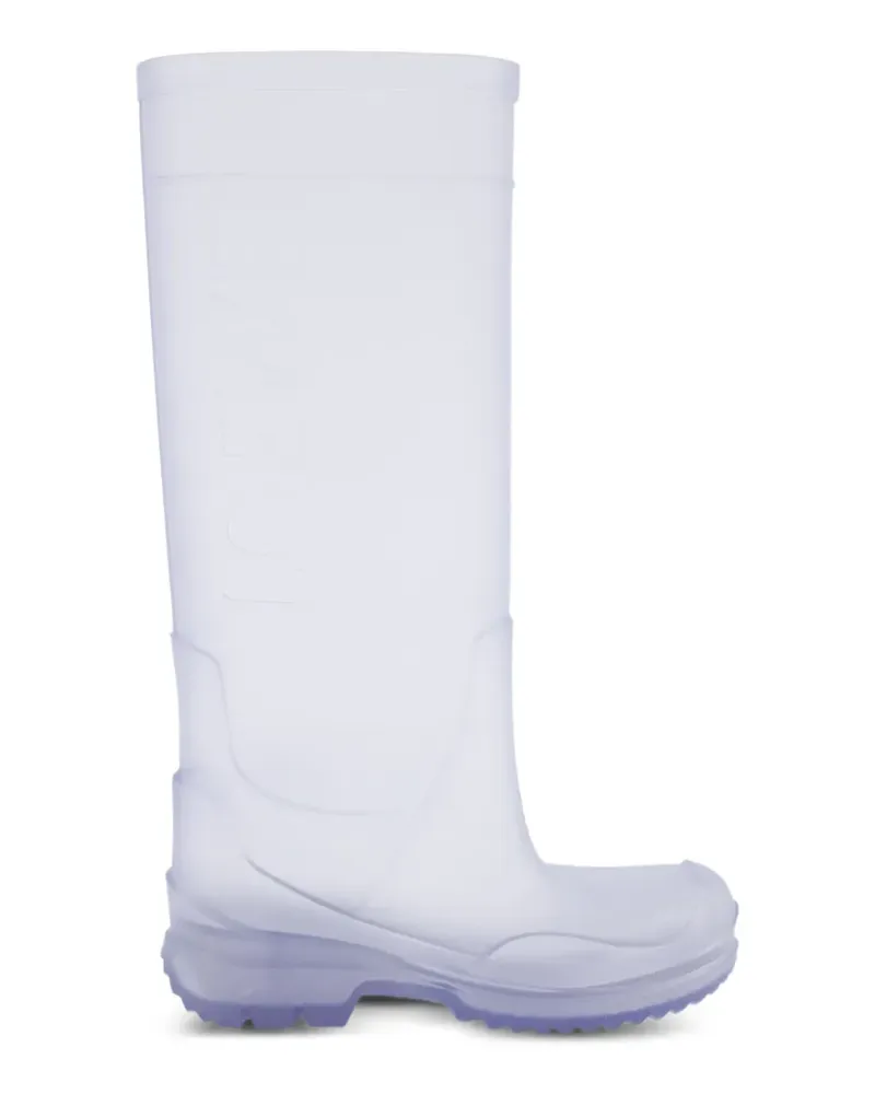 Loewe Storm embossed-logo rain boots - Weiß Weiß