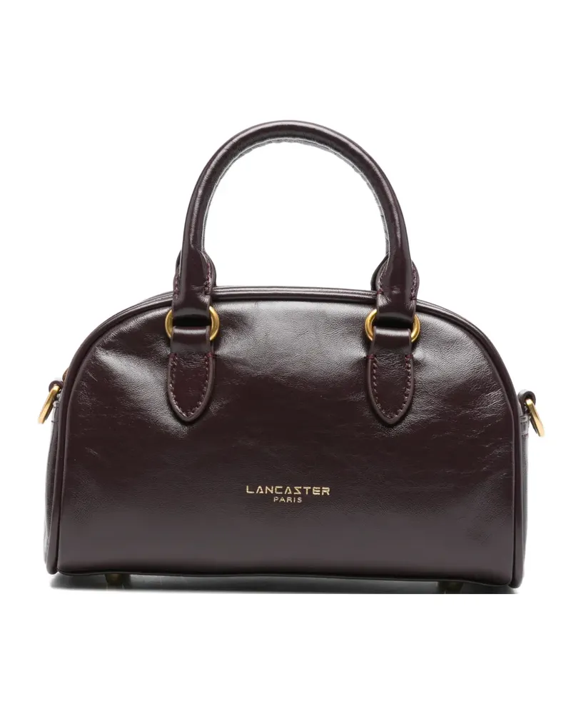 Lancaster Retro Bow logo-print top-handle tote bag - Rot Rot