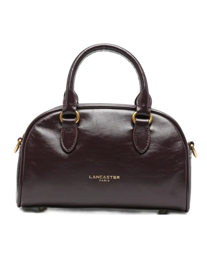 Lancaster Retro Bow logo-print top-handle tote bag - Rot Rot