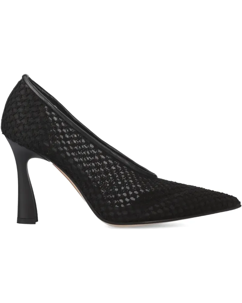 Premiata Mesh-Pumps 90mm - Schwarz Schwarz