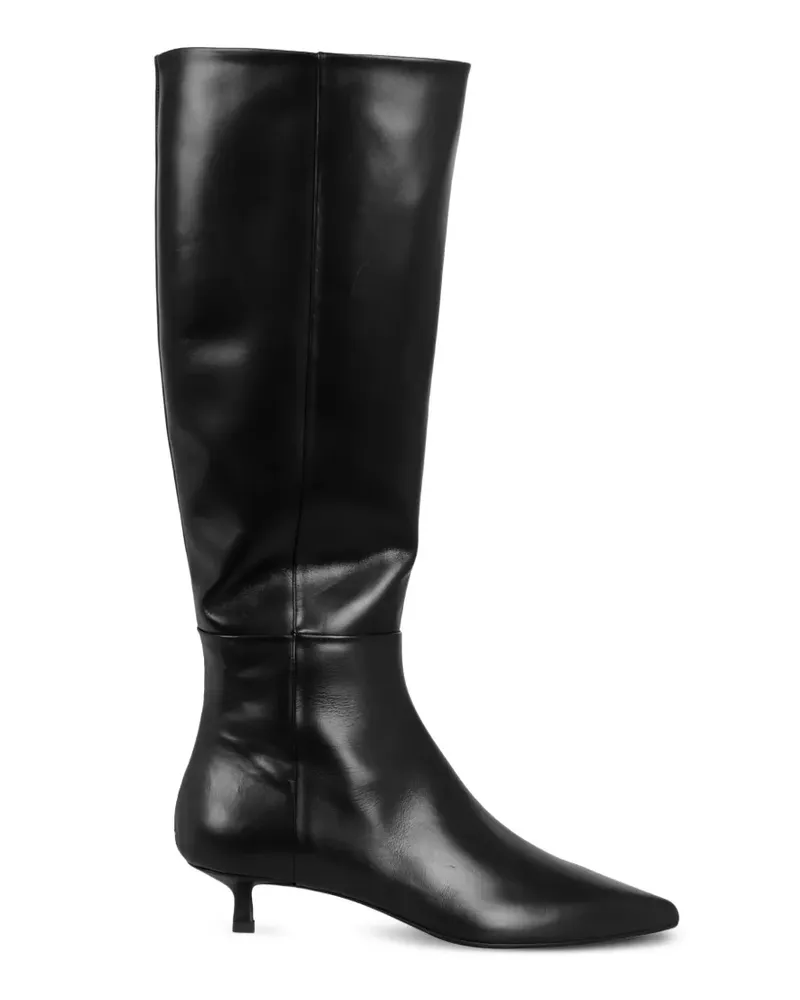 aeyde Sabrina pointed-toe knee-high boots - Schwarz Schwarz