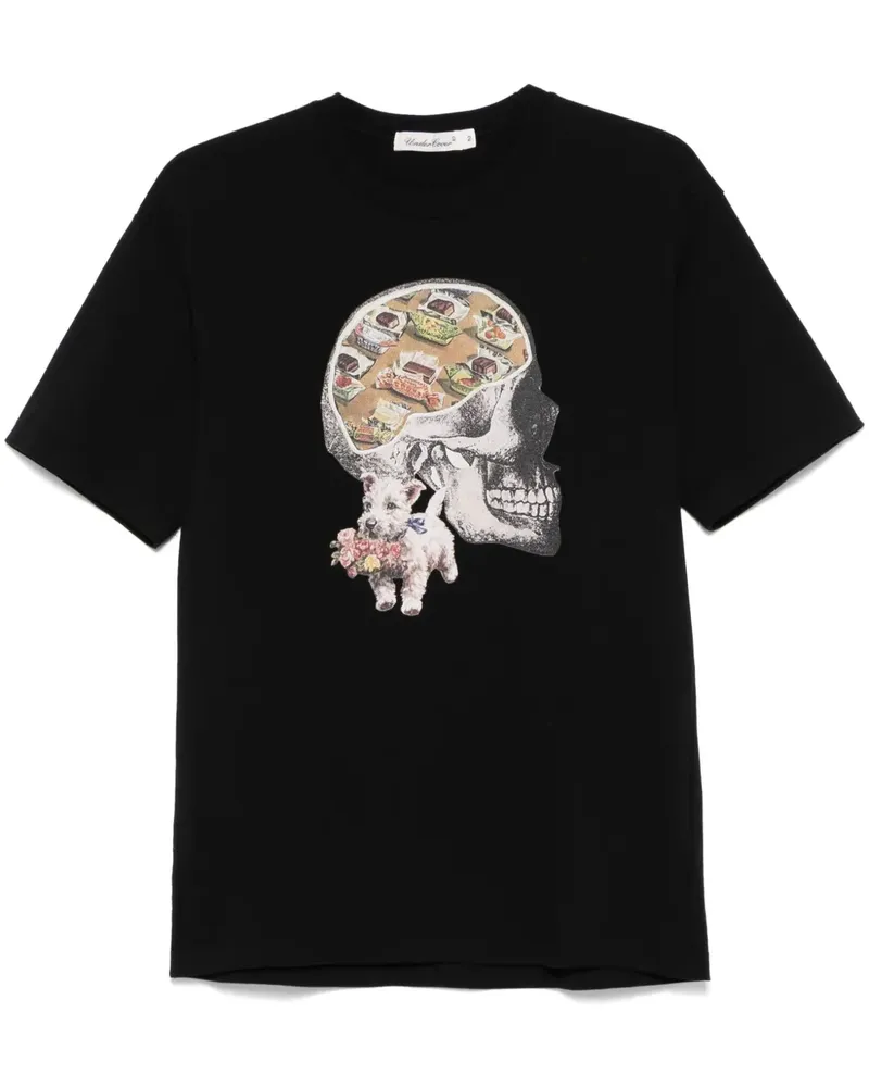 Undercover T-Shirt mit grafischem Print - Schwarz Schwarz