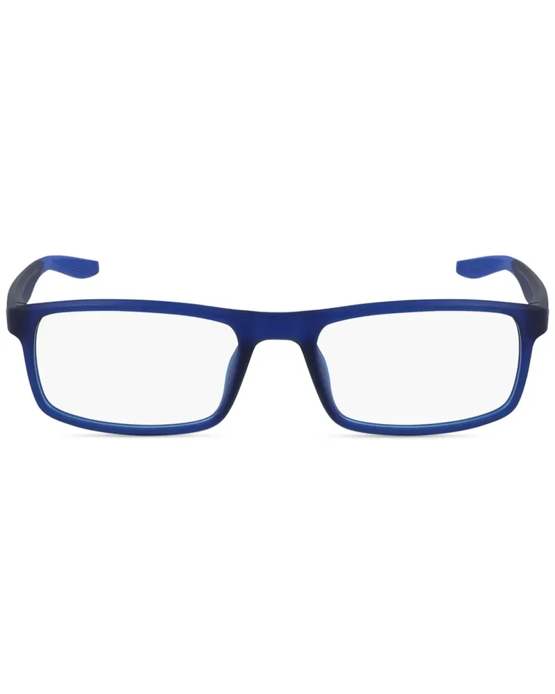 Nike Brille mit Logo-Print - Blau Blau
