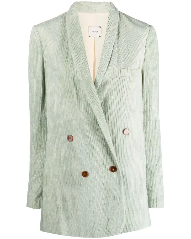 ALYSI Doppelreihiger Blazer - Grün Grün