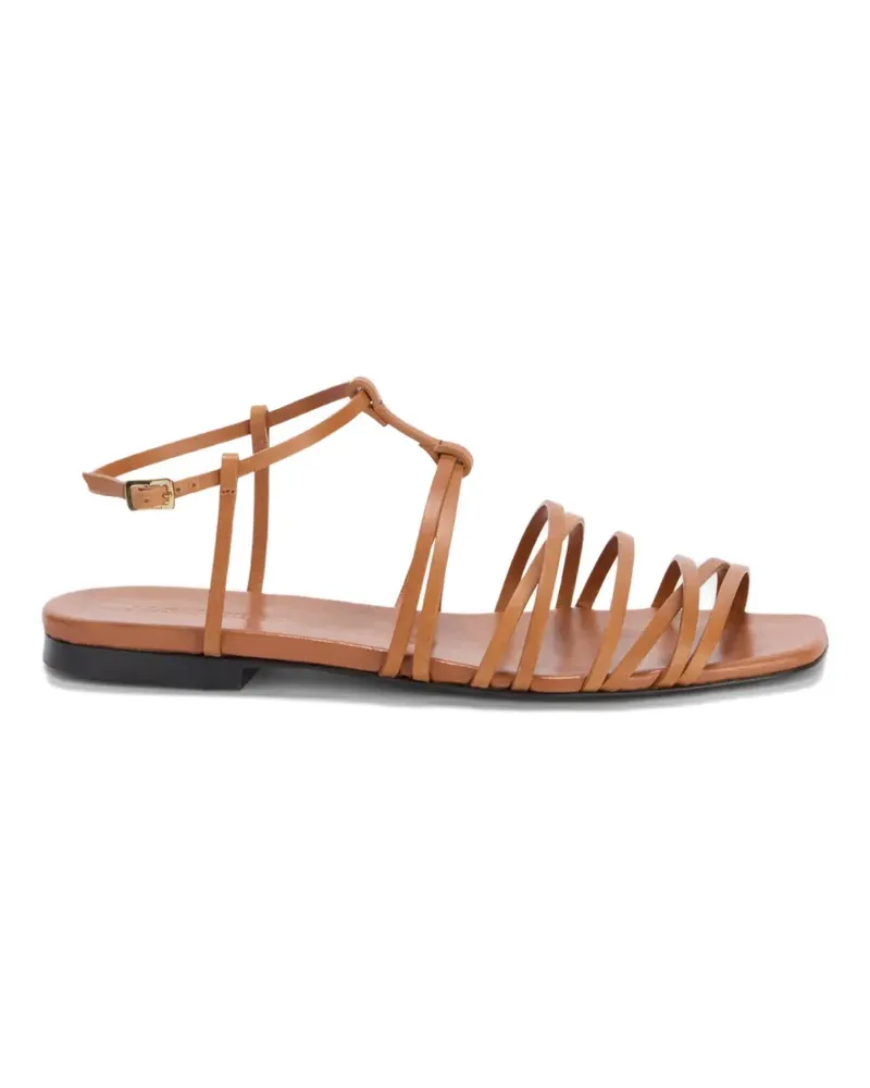Jil Sander Flache Sandalen - Braun Braun