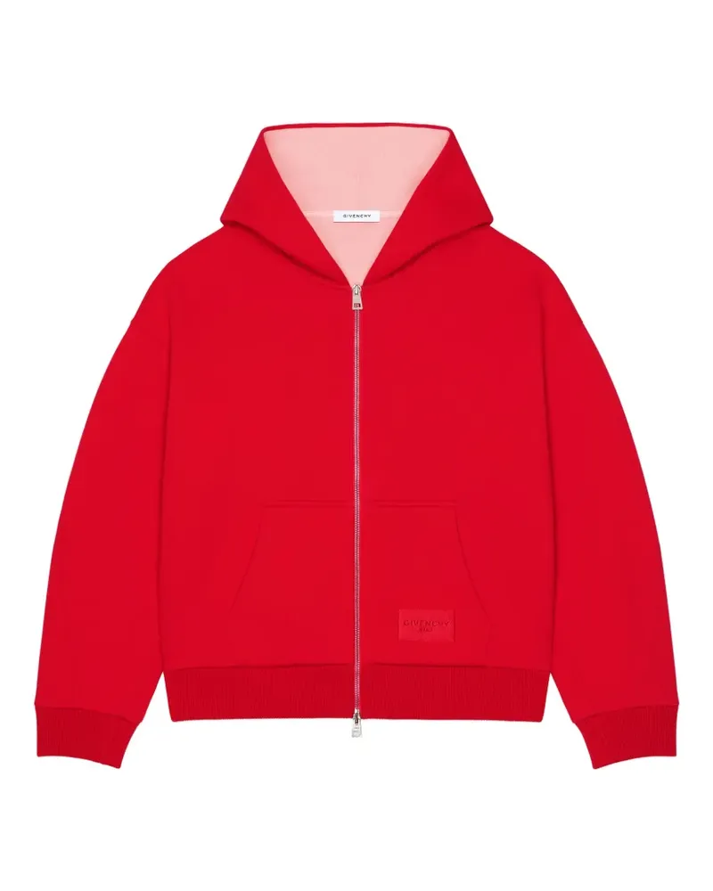 Givenchy Couture Seam Kapuzenjacke im Scuba-Look - Rot Rot