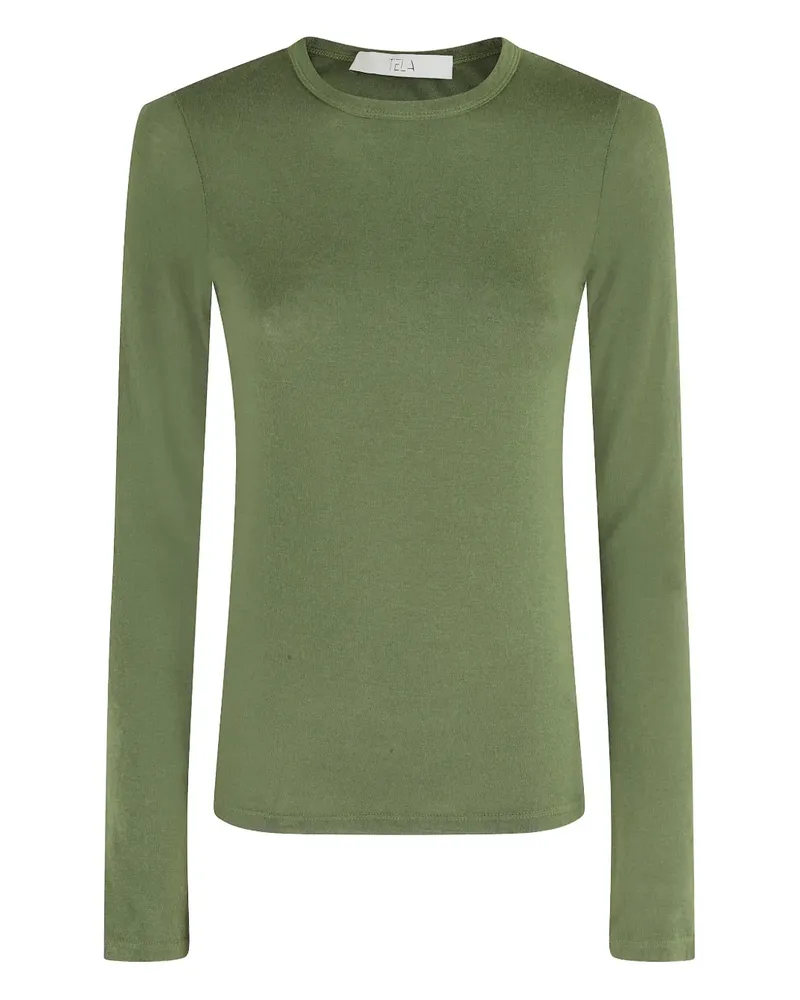 TELA Pullover mit rundem Ausschnitt - Grün Grün