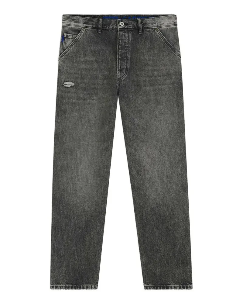HUGO BOSS baggy-fit black jeans with carpenter details - Grau Grau