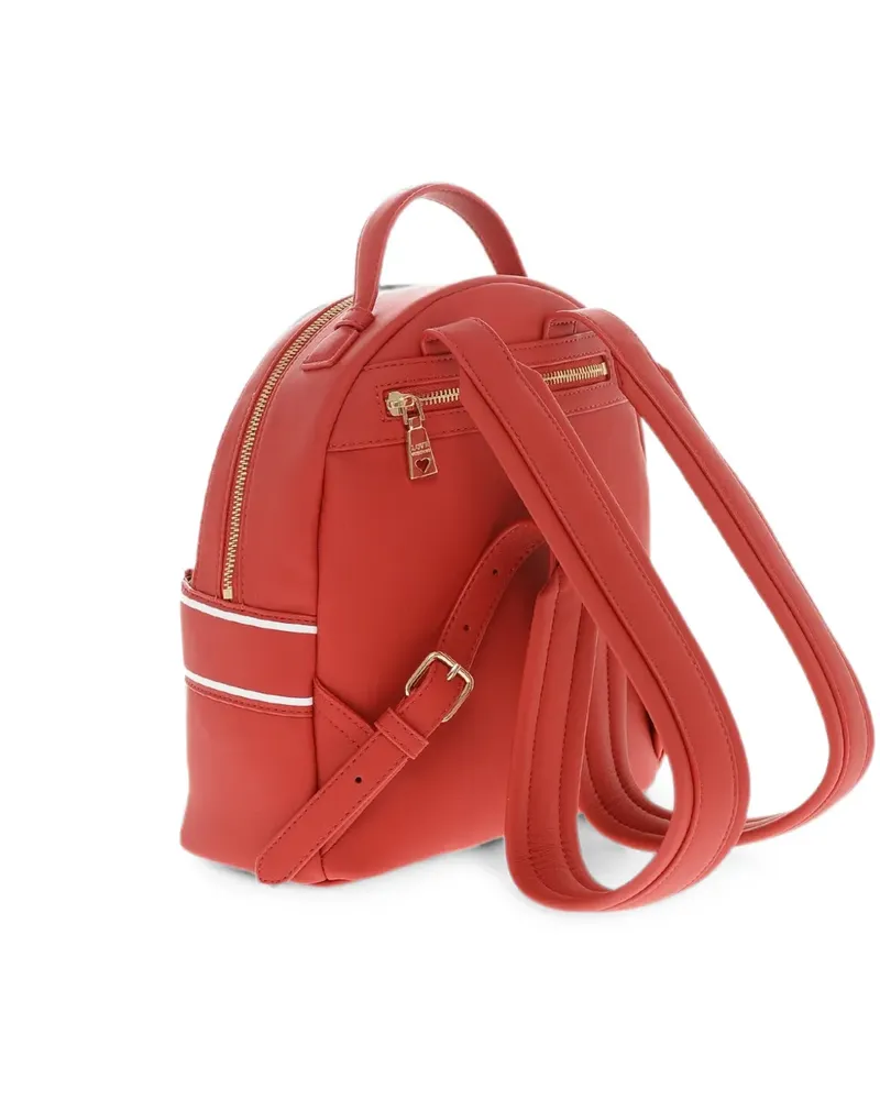 Moschino Love  logo-print backpack - Rot Rot