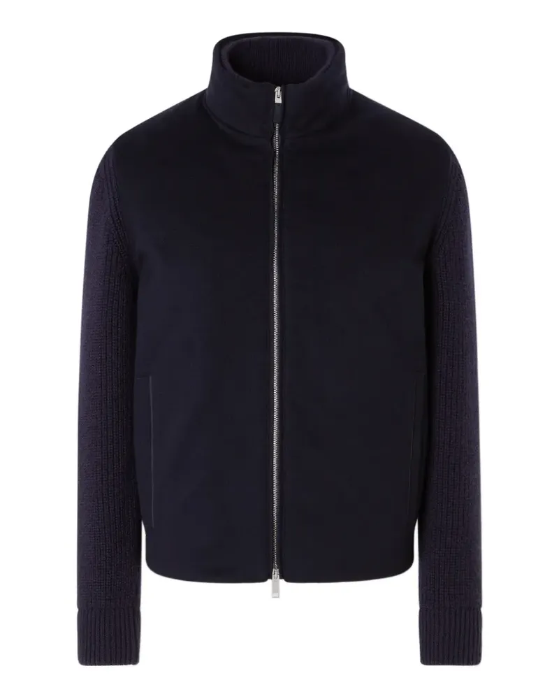 Ermenegildo Zegna Oasi Cardigan aus Kaschmir mit durchgehendem Reißverschluss - Blau Blau