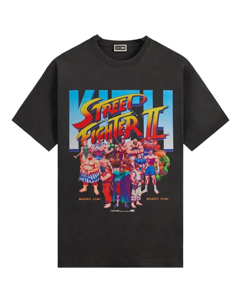 KITH logo-print T-shirt - Schwarz Schwarz