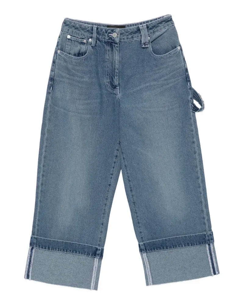 Simone Rocha strap-ebellished jeans - Blau Blau