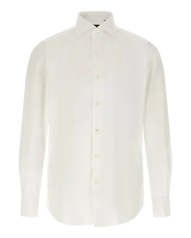 Finamore 1925 long-sleeve shirt - Weiß Weiß