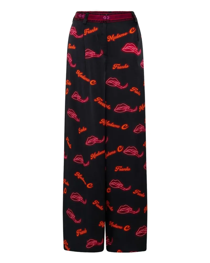 Camilla Electric Loveland Palazzohose - Schwarz Schwarz