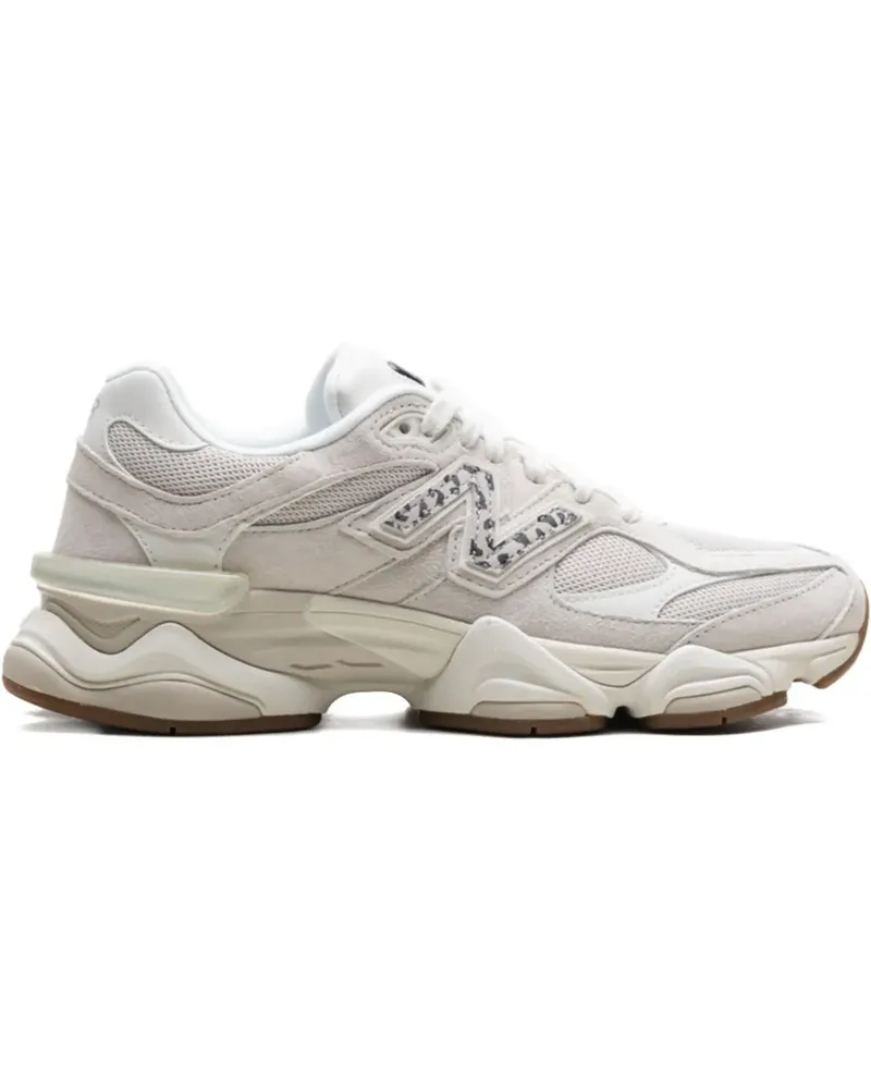 New Balance x ASOS Exclusive 9060 "Sea Salt/Leopard Print" Sneakers - Weiß Weiß