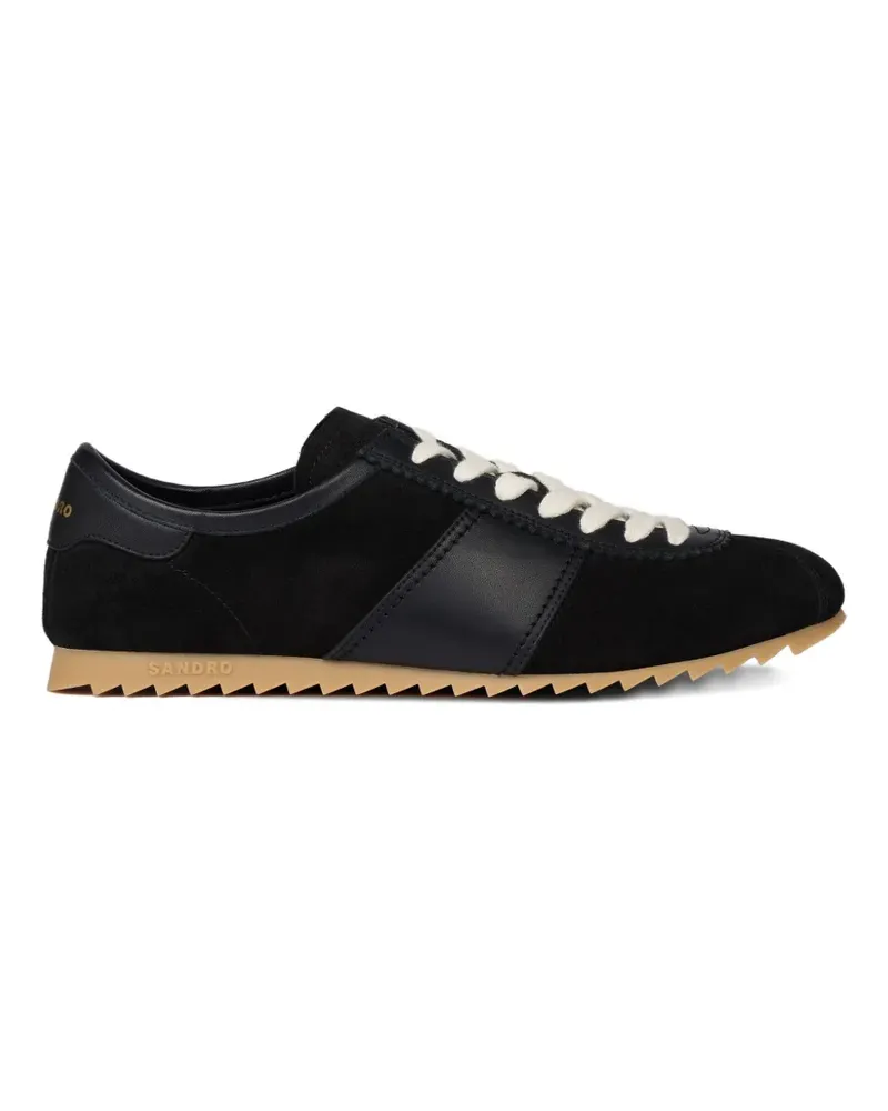 Sandro Sneakers aus Wildleder - Schwarz Schwarz