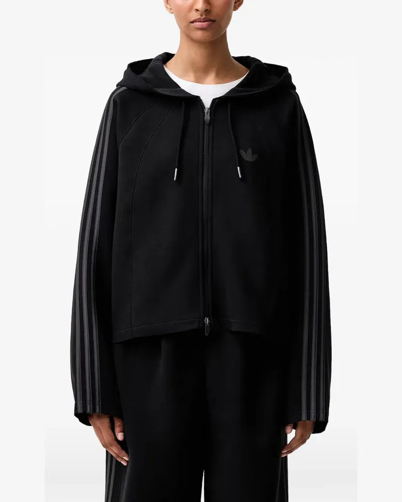 adidas SST 2.0 Kapuzenjacke mit Logo - Schwarz Schwarz