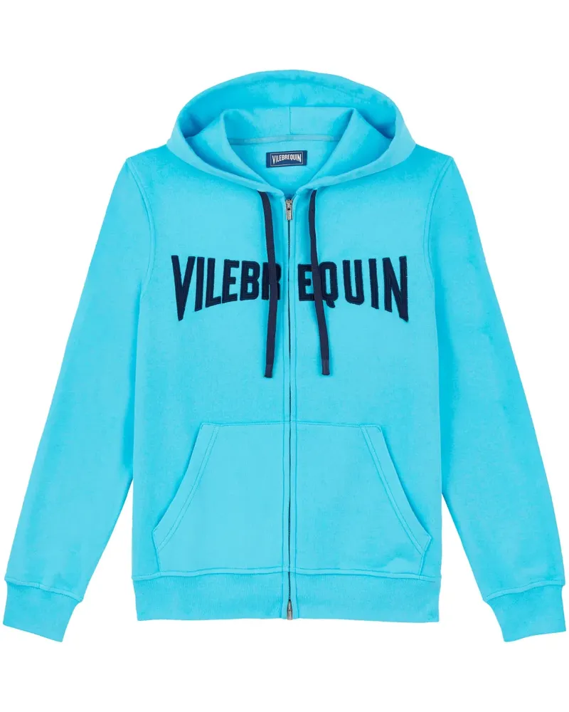 Vilebrequin Hoodie mit Logo-Stickerei - Blau Blau