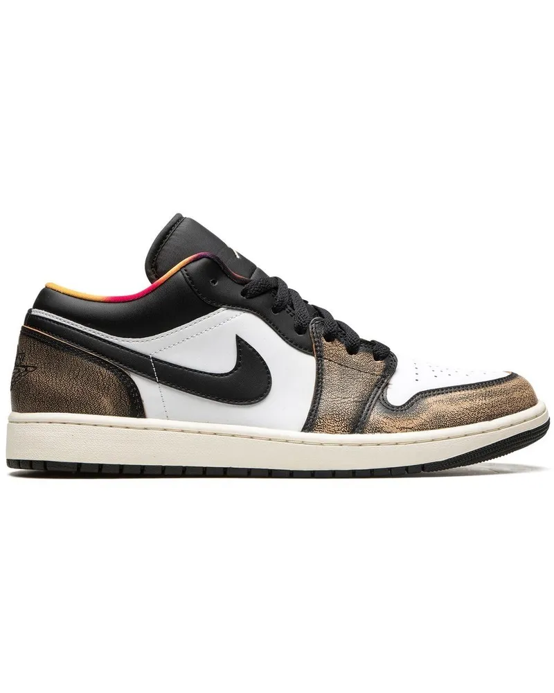Jordan Air  1 Low Wear-Away Sneakers - Schwarz Schwarz