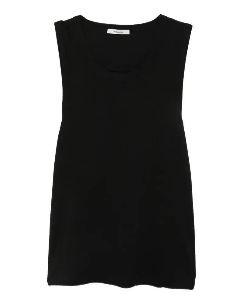 Entire Studios ribbed-knit tank top - Schwarz Schwarz