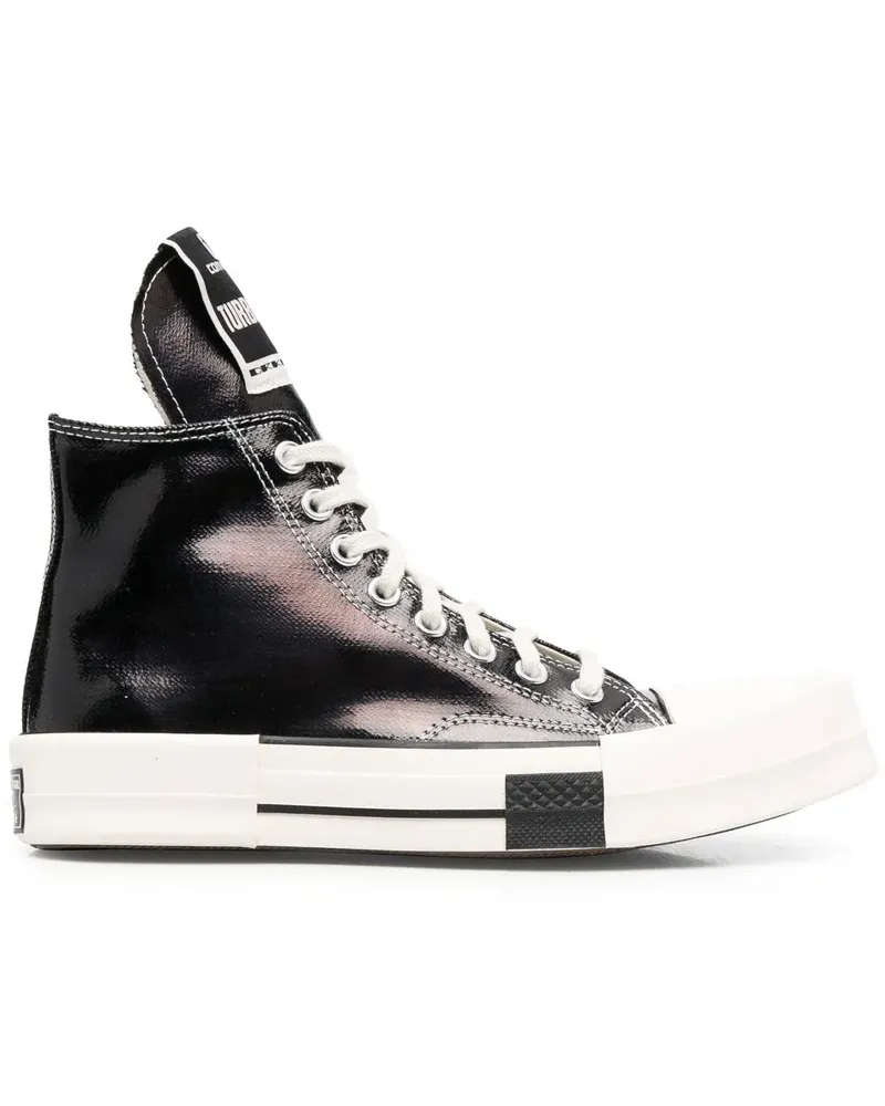 Converse x Rick Owens DRKSHDW TURBODRK Chuck 70 High-Top-Sneakers - Schwarz Schwarz