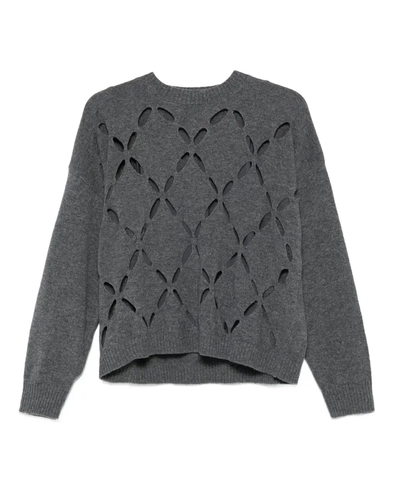 Liu Jo Pullover mit Cut-Out - Grau Grau