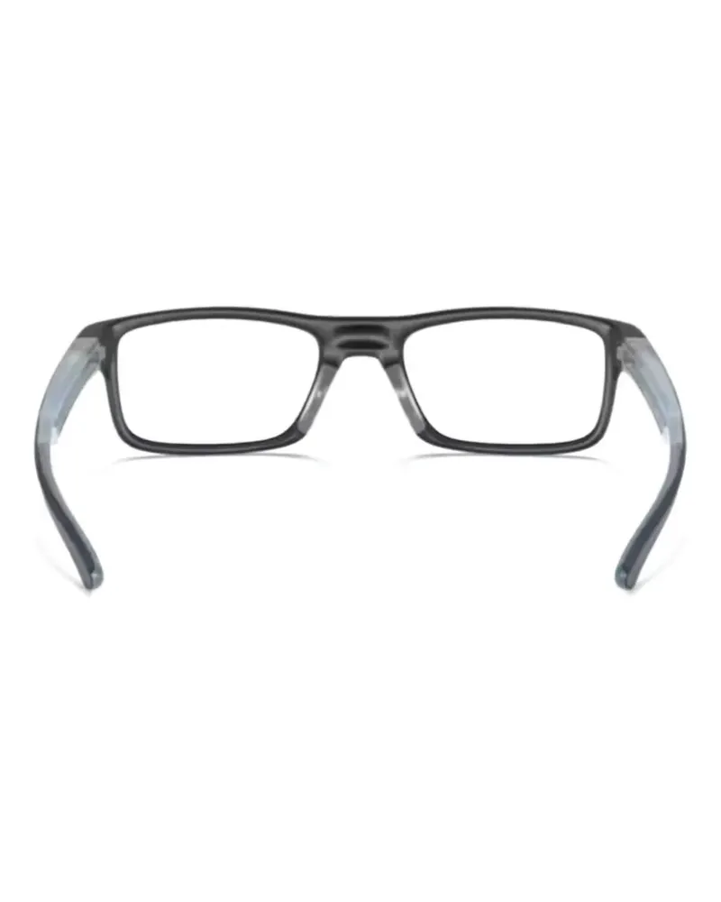 Oakley Plank 2.0 rectangle-frame glasses - Schwarz Schwarz