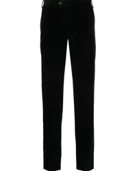 Corneliani Slim-Fit-Chino aus Cord Schwarz