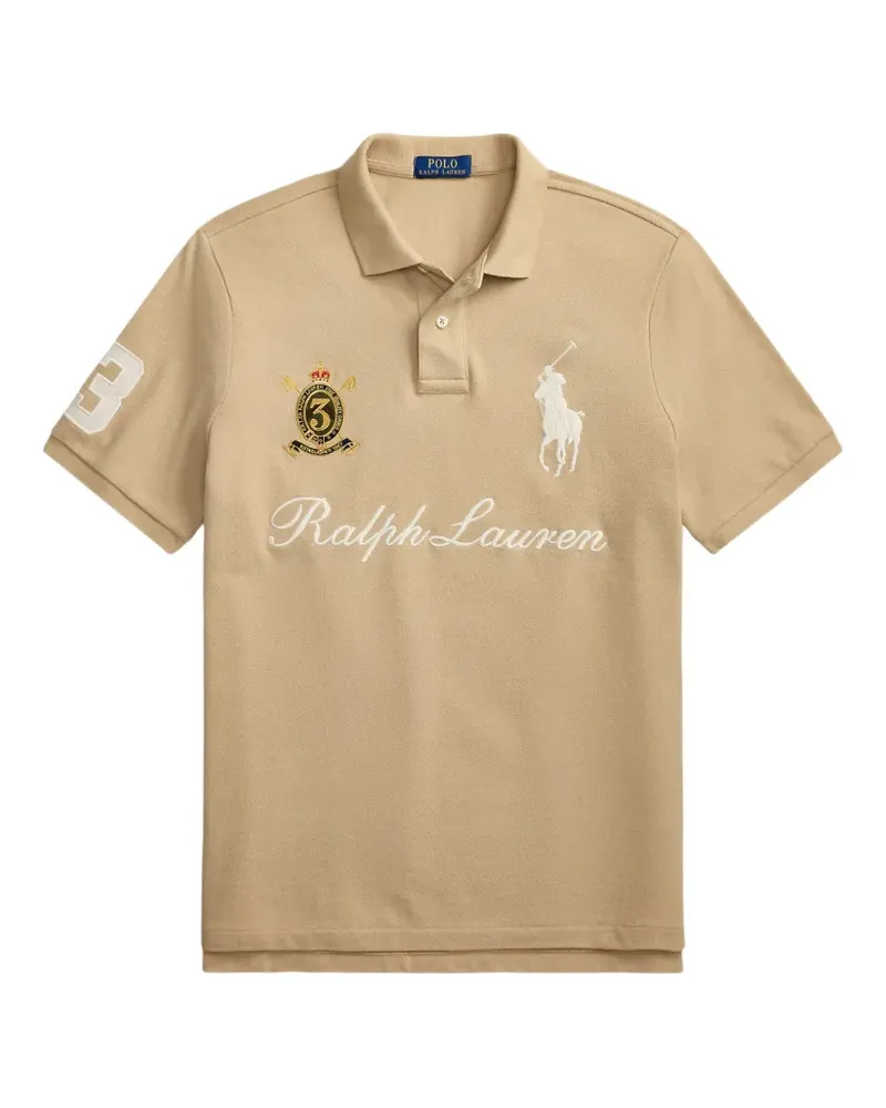 Ralph Lauren Big Pony logo-embroidered polo shirt - Nude Nude
