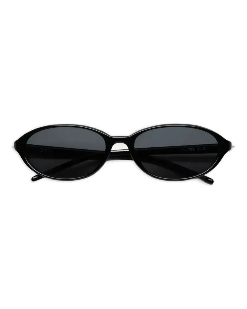 CHIMI Ellipse geometric-frame sunglasses - Schwarz Schwarz