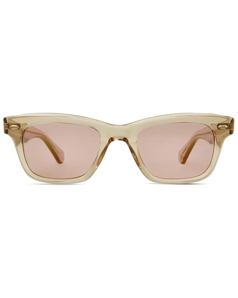 Garrett Leight Sonnenbrille mit eckigem Gestell - Nude Nude