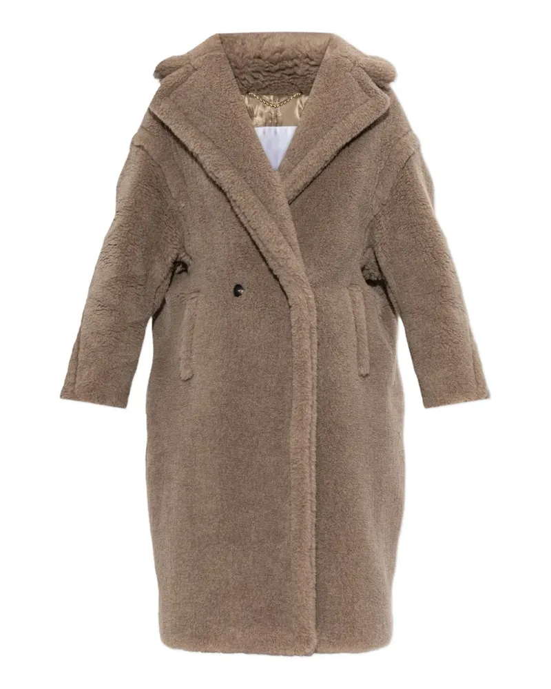 Max Mara Icon Mantel aus Kaschmir mit Teddy - Braun Braun