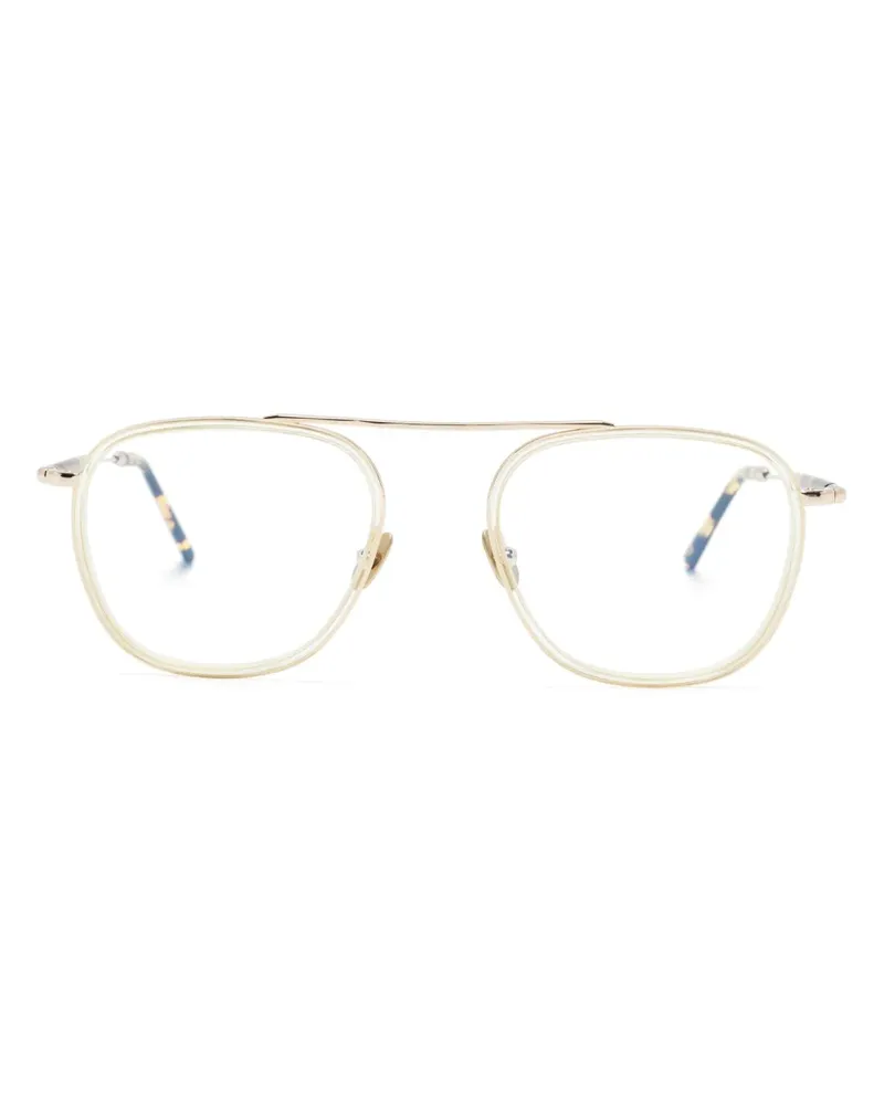 MOSCOT Fanagle Pilotenbrille - Braun Braun