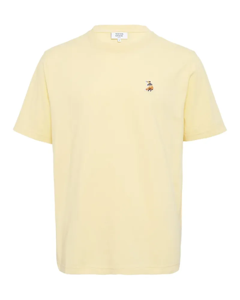 Kitsuné Fox Comfort T-Shirt - Gelb Gelb