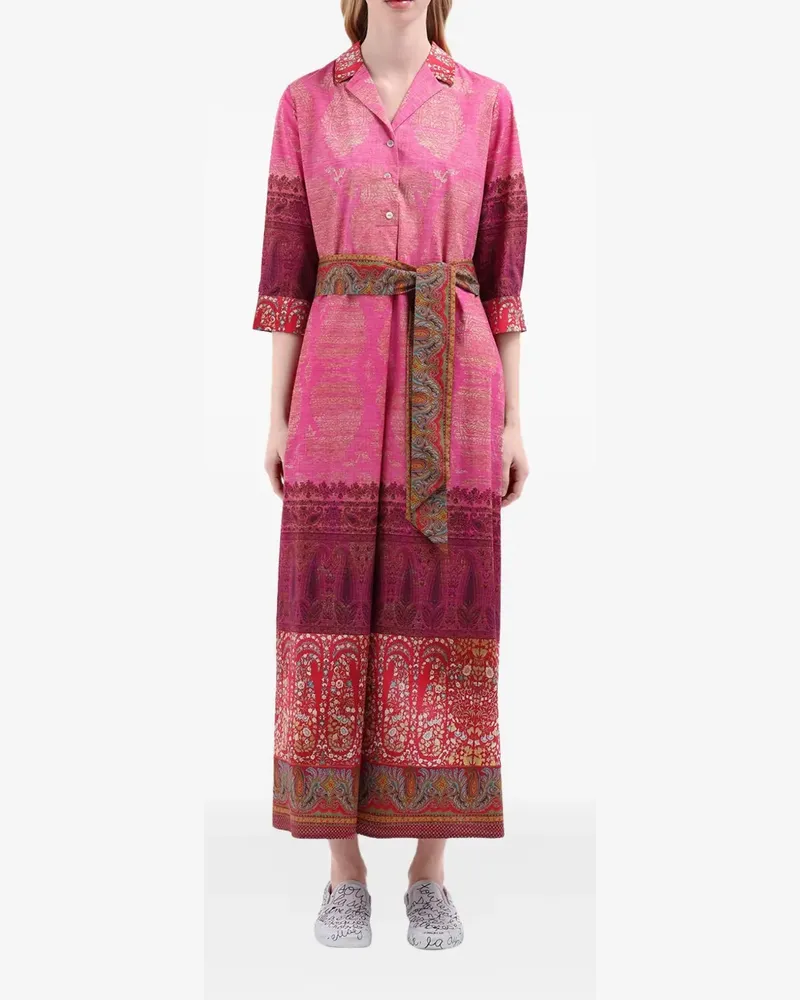 Pierre-Louis Mascia Diomedes Hemdkleid mit Gürtel - Rosa Rosa