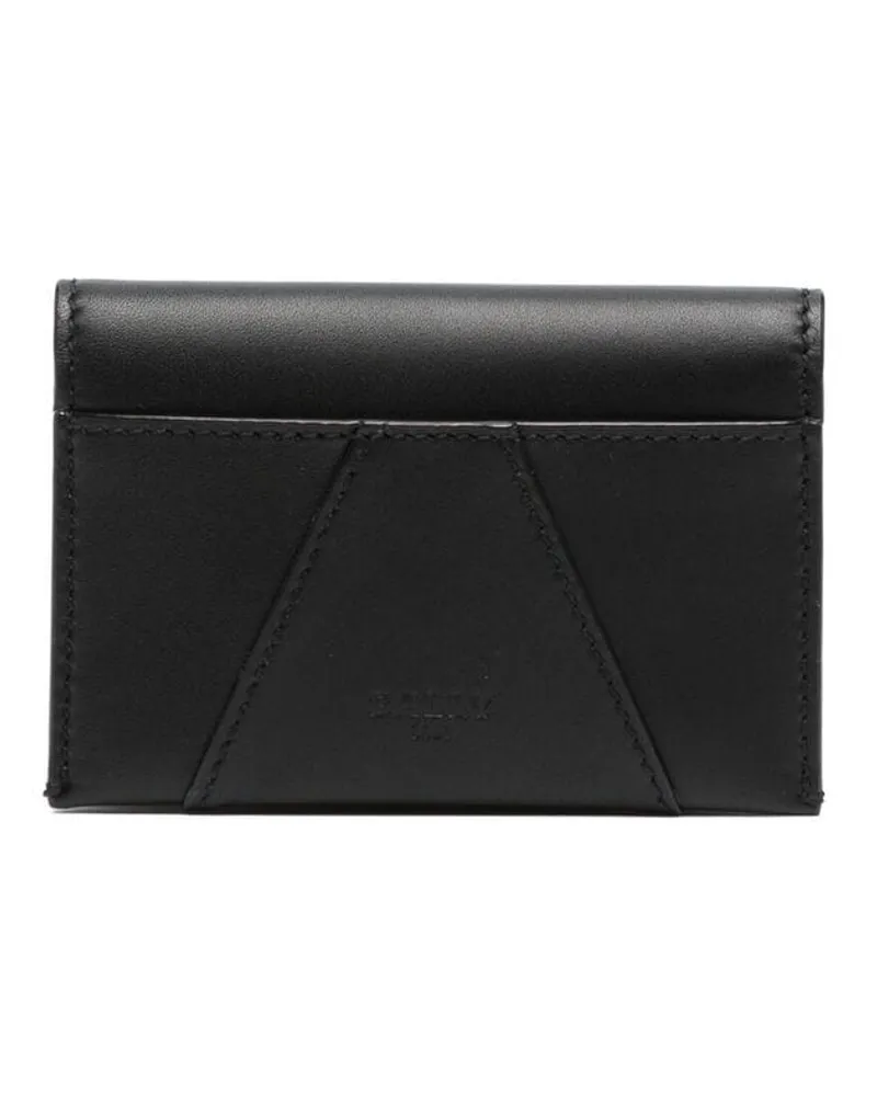 Bally Portemonnaie mit Logo-Stempel - Schwarz Schwarz