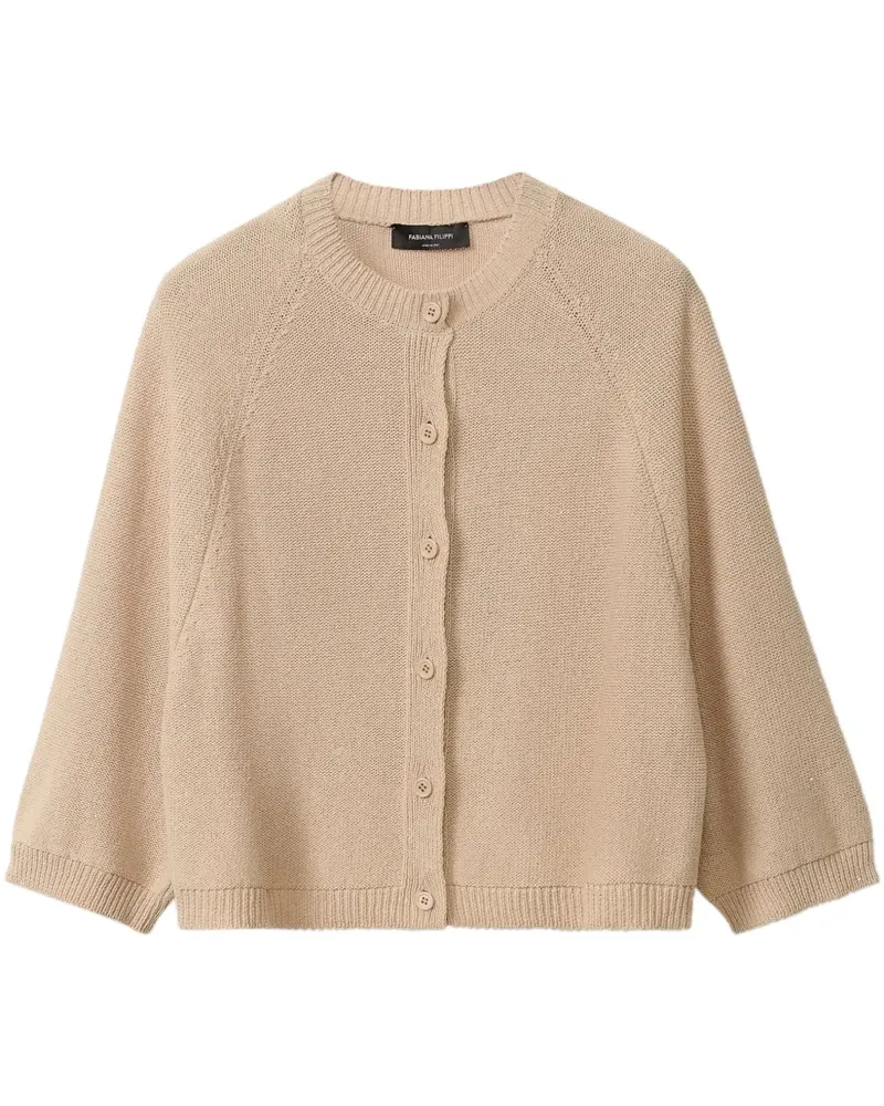 Fabiana Filippi Gestrickter Cardigan - Braun Braun